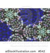 Illustration of a Fractal Kaleidoscope Background by AtStockIllustration