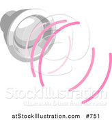 Illustration of a Loud Speaker During an Announcement by AtStockIllustration