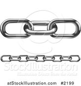 Vector Illustration of 3d Chains by AtStockIllustration