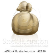 Vector Illustration of a 3d Bank Money Bag Sack by AtStockIllustration