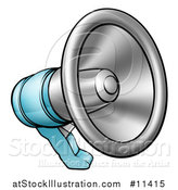 Vector Illustration of a Cartoon Megaphone by AtStockIllustration
