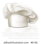 Vector Illustration of a Chefs Hat with a Reflection by AtStockIllustration