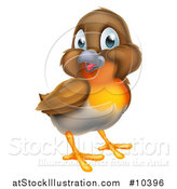 Vector Illustration of a Cute Robin Bird by AtStockIllustration