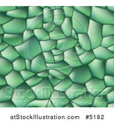 Vector Illustration of a Green Seamless Background of Lizard Skin by AtStockIllustration