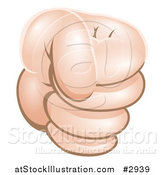 Vector Illustration of a Hand Clenched in a Fist by AtStockIllustration