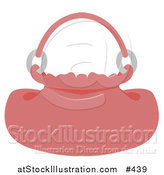 Vector Illustration of a Pink Handbag Purse by AtStockIllustration