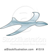 Vector Illustration of a Swift Bird Flying by AtStockIllustration