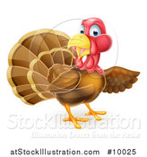 Vector Illustration of a Turkey Bird Presenting by AtStockIllustration