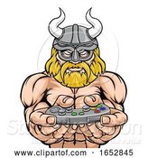 Vector Illustration of a Viking Warrior Gladiator Sports Mascot by AtStockIllustration