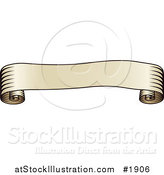 Vector Illustration of an Antique Scroll Banner by AtStockIllustration