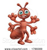 Vector Illustration of Ant Insect Bug Cute Character Mascot by AtStockIllustration