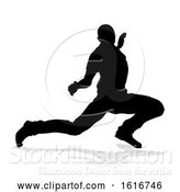 Vector Illustration of Break Dancer Silhouette by AtStockIllustration