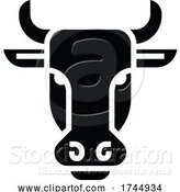 Vector Illustration of Bull Sign Label Icon Concept by AtStockIllustration
