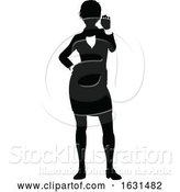 Vector Illustration of Business Person Silhouette by AtStockIllustration
