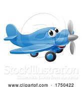 Vector Illustration of Cartoon Airplane Character by AtStockIllustration