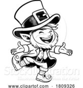 Vector Illustration of Cartoon Leprechaun Cute Irish St Patricks Day Cartoon by AtStockIllustration