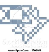 Vector Illustration of Cartoon Tickets Pixel 8 Bit Video Game Art Icon by AtStockIllustration