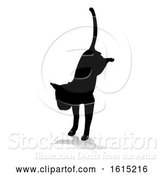 Vector Illustration of Cat Pet Animal Silhouette by AtStockIllustration