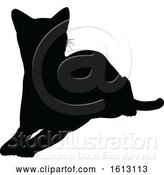 Vector Illustration of Cat Silhouette by AtStockIllustration