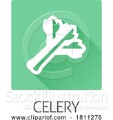 Vector Illustration of Celery Vegetable Food Allergen Icon Concept by AtStockIllustration