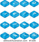 Vector Illustration of Chart, Connectivity, Networking, Computers, Wireless Internet, and Cables by AtStockIllustration