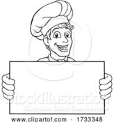 Vector Illustration of Chef Cook Baker Sign by AtStockIllustration
