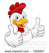 Vector Illustration of Chicken Rooster Cockerel Character by AtStockIllustration