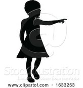 Vector Illustration of Child Kid Silhouette by AtStockIllustration