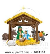 Vector Illustration of Christmas Nativity Scene by AtStockIllustration