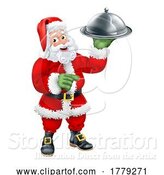 Vector Illustration of Christmas Santa Claus Father Christmas Food Chef by AtStockIllustration