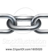 Vector Illustration of Close up of Chain Links by AtStockIllustration