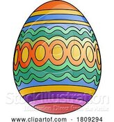 Vector Illustration of Colorful Easter Egg by AtStockIllustration