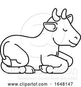 Vector Illustration of Cow Animal Character by AtStockIllustration