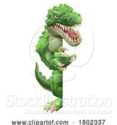 Vector Illustration of Crocodile Alligator Lizard Dino Monster by AtStockIllustration