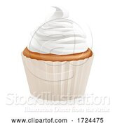 Vector Illustration of Cupcake Fair Cake Cream Muffin Whipped Frosting by AtStockIllustration