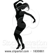 Vector Illustration of Dance Dancer Silhouette by AtStockIllustration