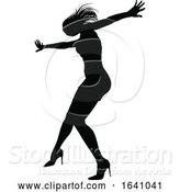 Vector Illustration of Dance Dancer Silhouette by AtStockIllustration