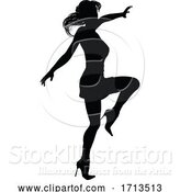 Vector Illustration of Dance Dancer Silhouette by AtStockIllustration