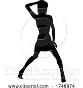 Vector Illustration of Dance Dancer Silhouette by AtStockIllustration