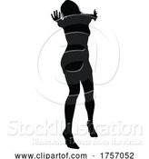 Vector Illustration of Dance Dancer Silhouette by AtStockIllustration