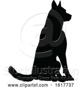 Vector Illustration of Dog Silhouette by AtStockIllustration