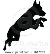 Vector Illustration of Dog Silhouette by AtStockIllustration