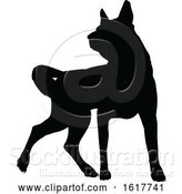 Vector Illustration of Dog Silhouette by AtStockIllustration