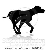 Vector Illustration of Dog Silhouette Pet Animal by AtStockIllustration