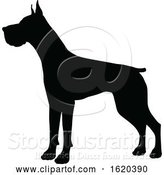 Vector Illustration of Dog Silhouette Pet Animal by AtStockIllustration