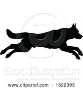 Vector Illustration of Dog Silhouette Pet Animal by AtStockIllustration