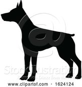 Vector Illustration of Dog Silhouette Pet Animal by AtStockIllustration