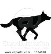 Vector Illustration of Dog Silhouette Pet Animal by AtStockIllustration