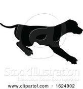 Vector Illustration of Dog Silhouette Pet Animal by AtStockIllustration