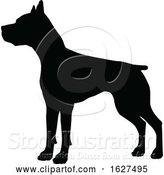 Vector Illustration of Dog Silhouette Pet Animal by AtStockIllustration